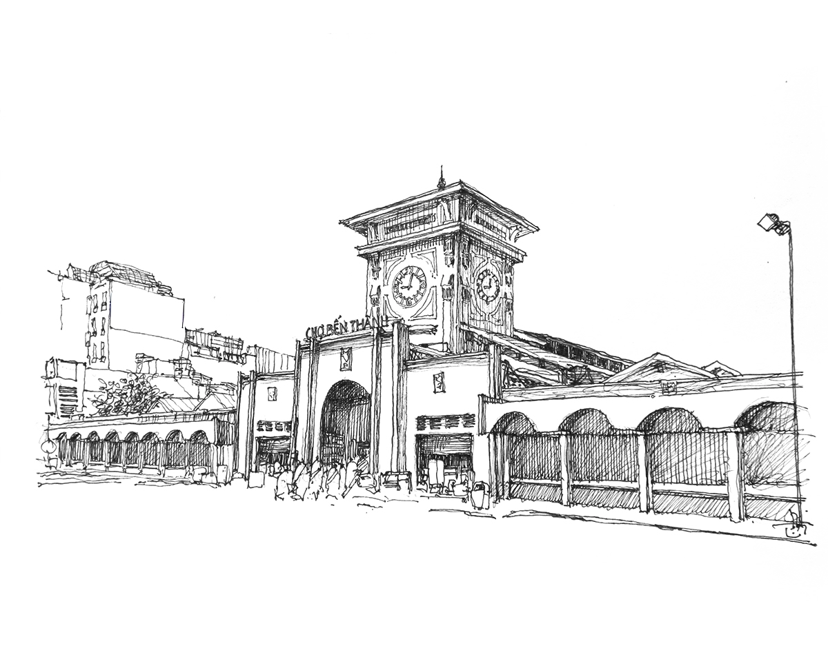 Ben Thanh illustration